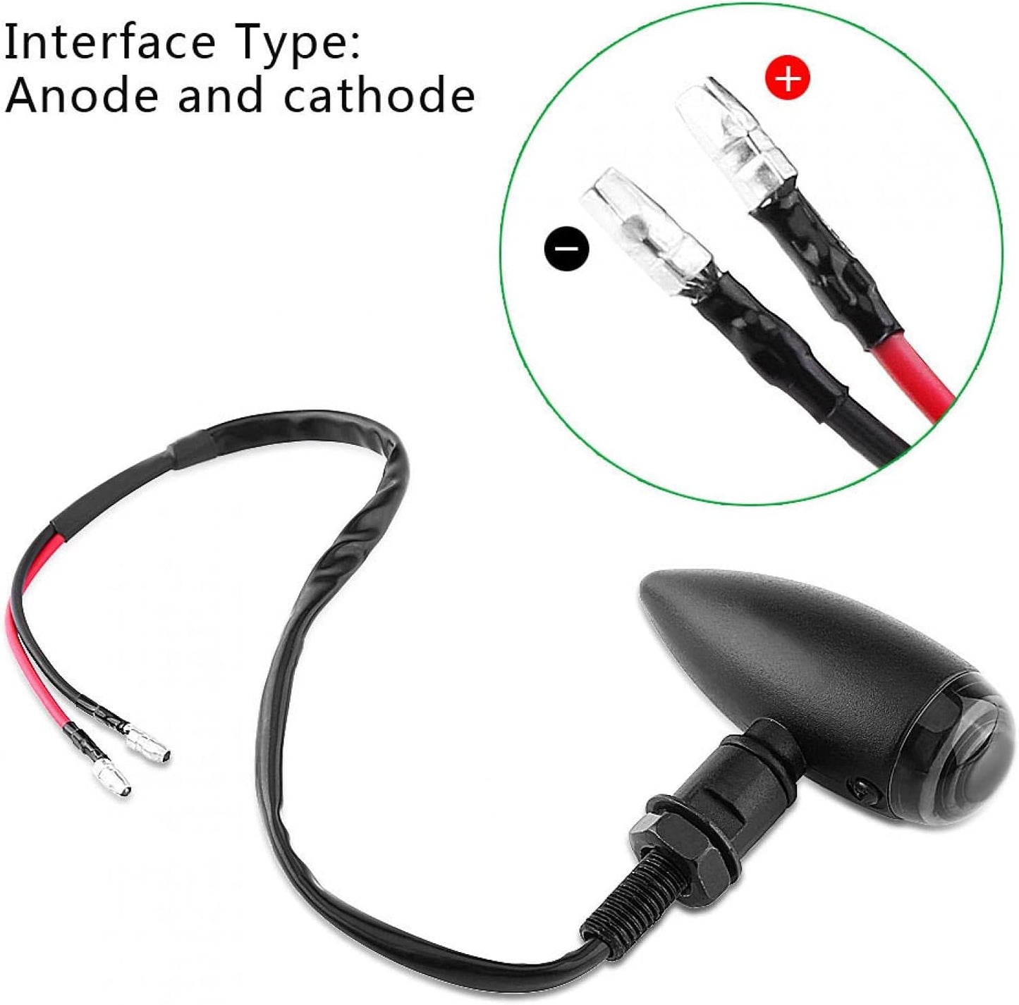 2Pcs DC 12V Motorcycle Turn Signal Light Turn Signal Bulb Lights, Motorcycle Turn Signal Blinker,Motorcycle & Powersports Motorcycle Bullet Turn Signals