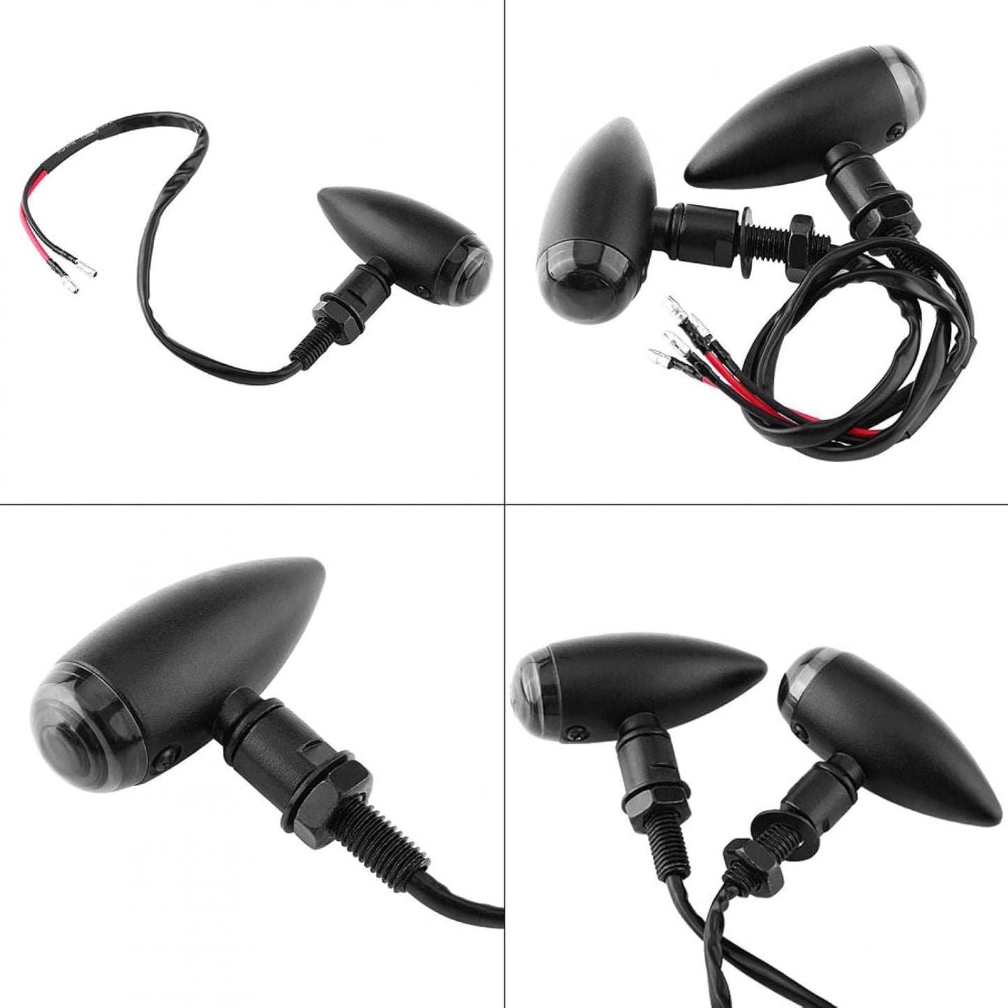 2Pcs DC 12V Motorcycle Turn Signal Light Turn Signal Bulb Lights, Motorcycle Turn Signal Blinker,Motorcycle & Powersports Motorcycle Bullet Turn Signals