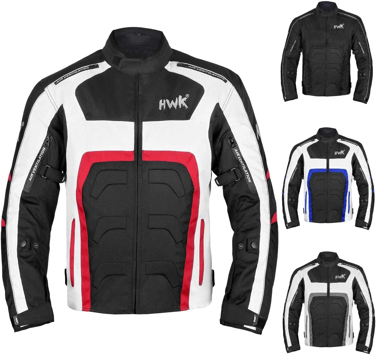 Spyder Motorcycle Jacket for Men with Weather Resistant Cordura Textile Fabric for Enduro Motocross Jacket