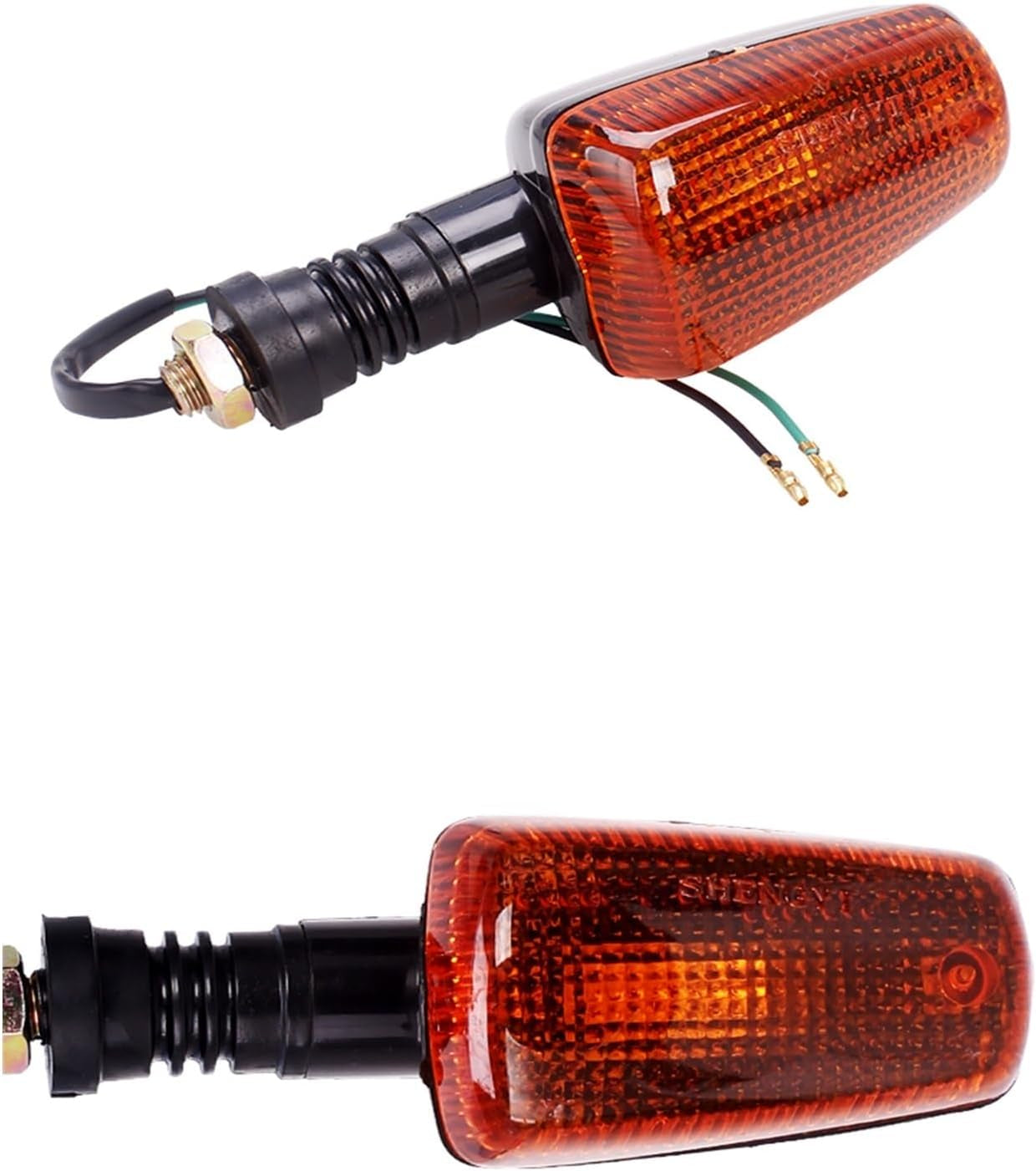Turn Indicator Motorcycle Turn Signal Indicator Light Turning Amber Bulb Blinker Lamp for Yam&Aha XJR400 XJR1200 XJR1300 FZR250 FZR400