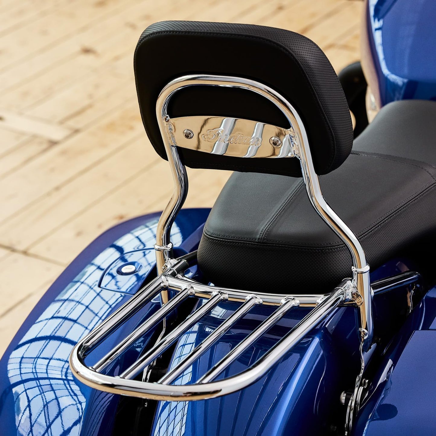 Backrest Luggage Rack, for Specific Models, Gloss Black, 7 Lb. Cargo Limit - Part 2880955-266