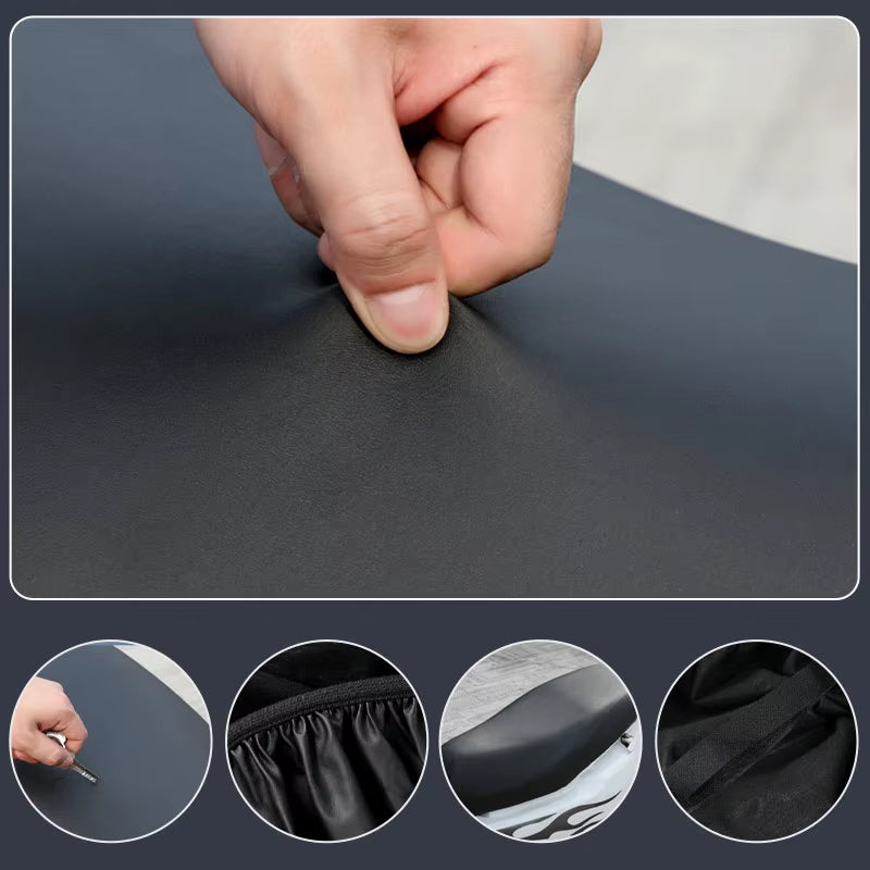 SEAMETAL Elastic Motorcycle Seat Cover Waterproof TPU Seat Protection Cover Universal anti Scratch Motorbike Seat Protector