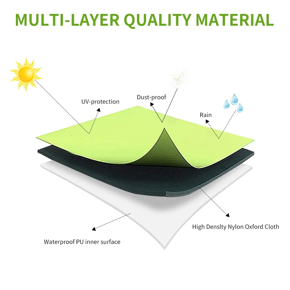 210D Oxford Motorcycle Cover All Season,Universal Weather Durable Quality Waterproof Sun Outdoor Protection Scooter Shelter Tear Proof Night Reflective-97 X 42 X 50 Inch