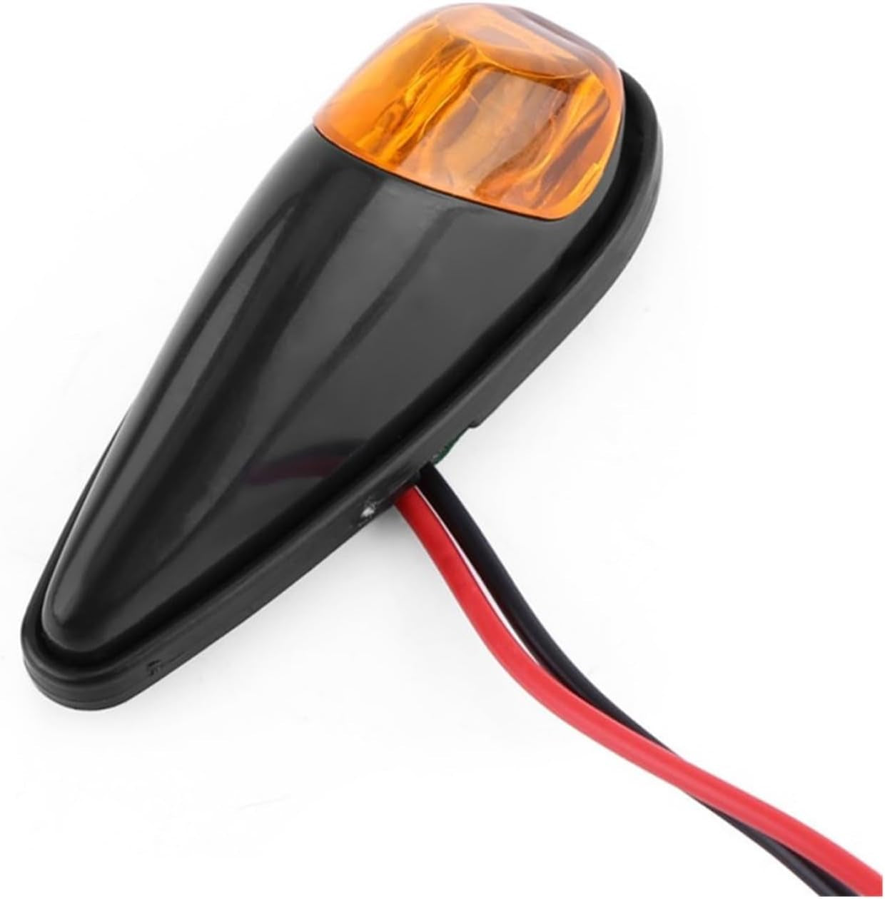 Turn Indicator 2Pcs Motorcycle Turn Signal Indicator Blinker Lamps Side Marker Lights 12V Yellow LED Lamps Mini Universal Motorcycle Parts