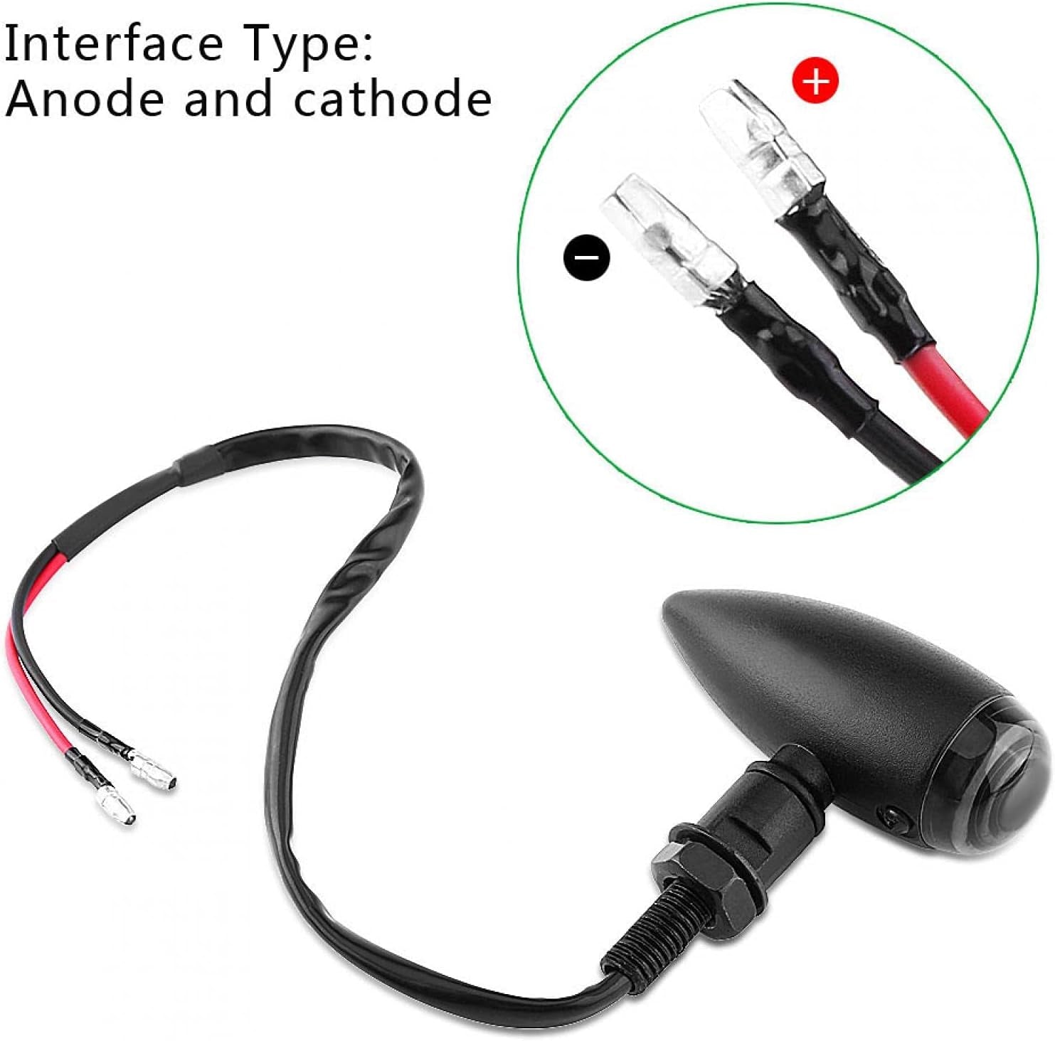 2Pcs DC 12V Motorcycle Turn Signal Light Turn Signal Bulb Lights, Motorcycle Turn Signal Blinker,Motorcycle & Powersports Motorcycle Bullet Turn Signals