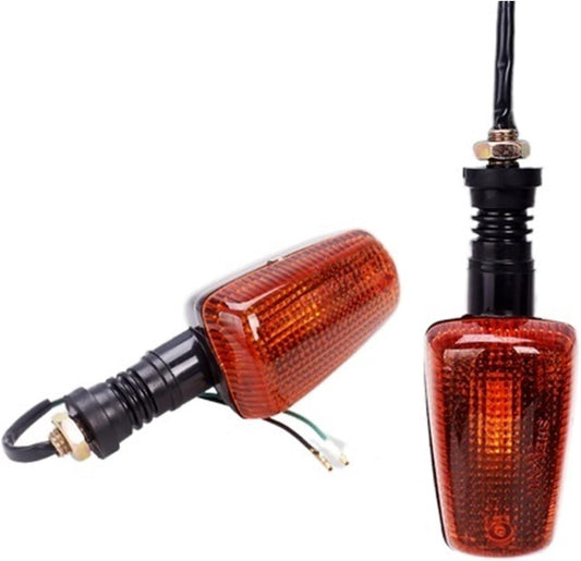 Turn Indicator Motorcycle Turn Signal Indicator Light Turning Amber Bulb Blinker Lamp for Yam&Aha XJR400 XJR1200 XJR1300 FZR250 FZR400