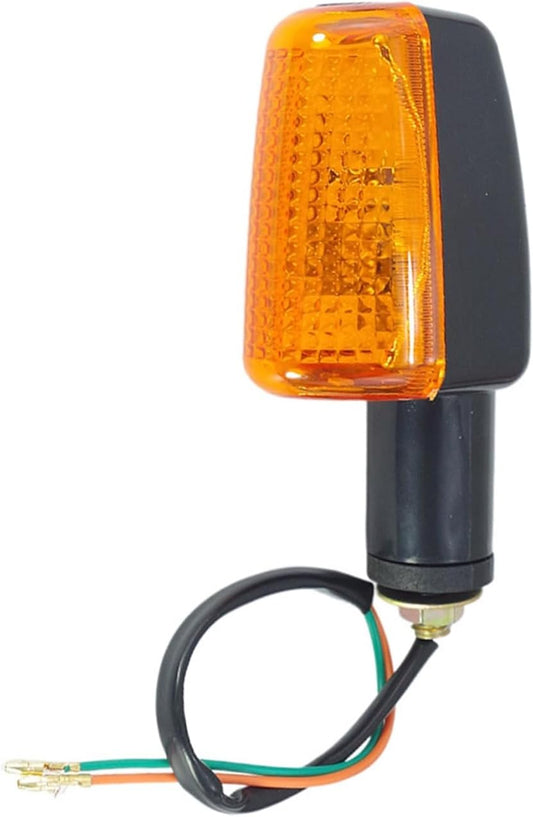 Motorbike Turning Indicators 2Pcs Set 12V Universal Motorcycle Turn Signal Indicator Light Turning Amber Lamp Bulb Motorbike Lamps Blinker Flash Bike Lamp